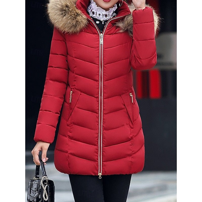 Gwendolyn | Parka Invernale con Cappuccio e Imbottitura