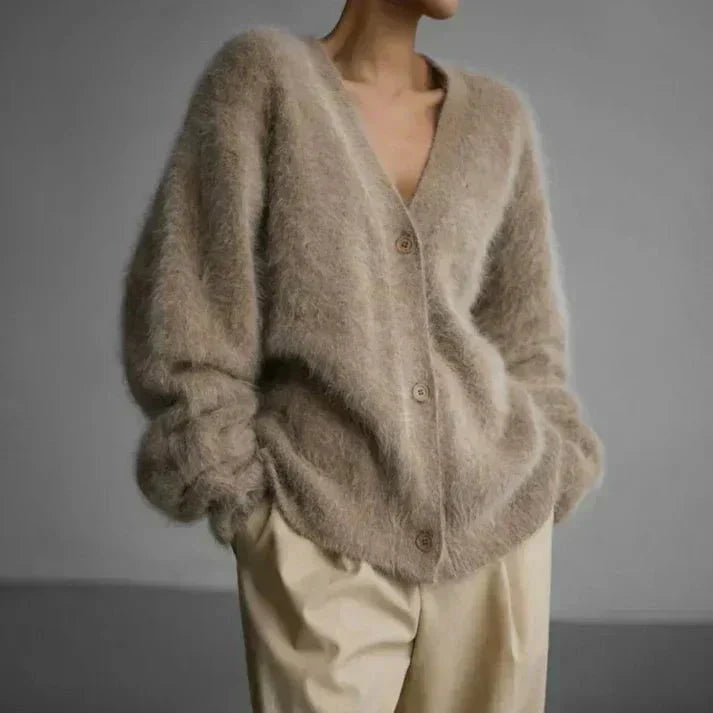Emily | Cardigan Morbido con Scollo a V da Donna