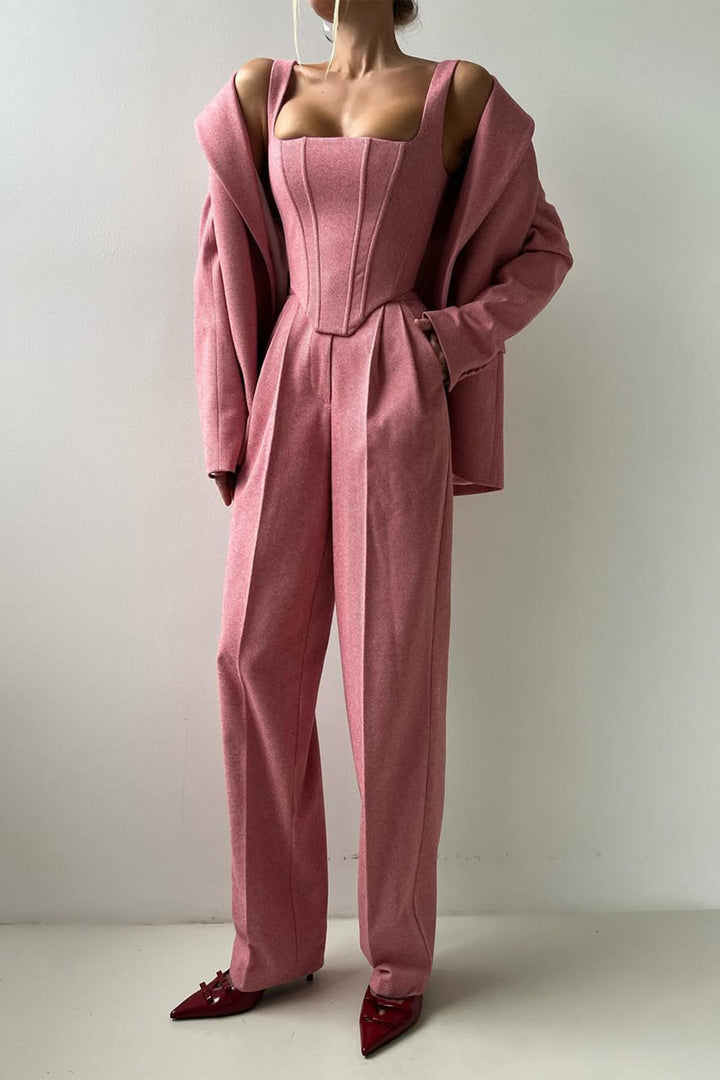 Arianna | Completo Donna a Tre Pezzi con Blazer Doppiopetto