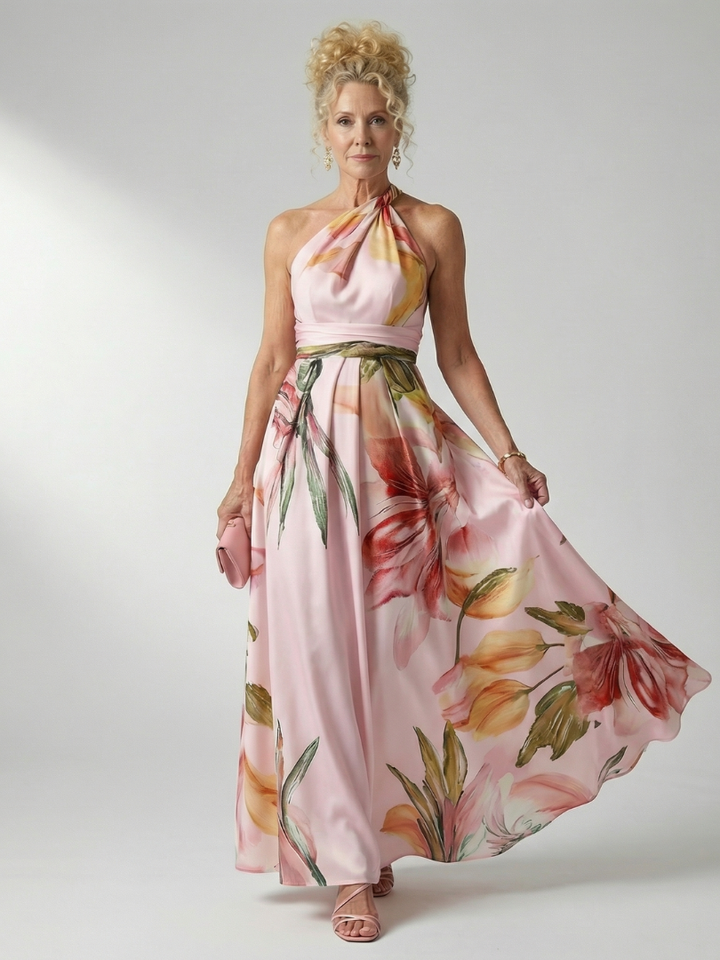 Amiel | Maxi Dress floreale leggera