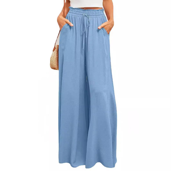 Aurora | Pantaloni Palazzo Donna Estivi a Gamba Larga