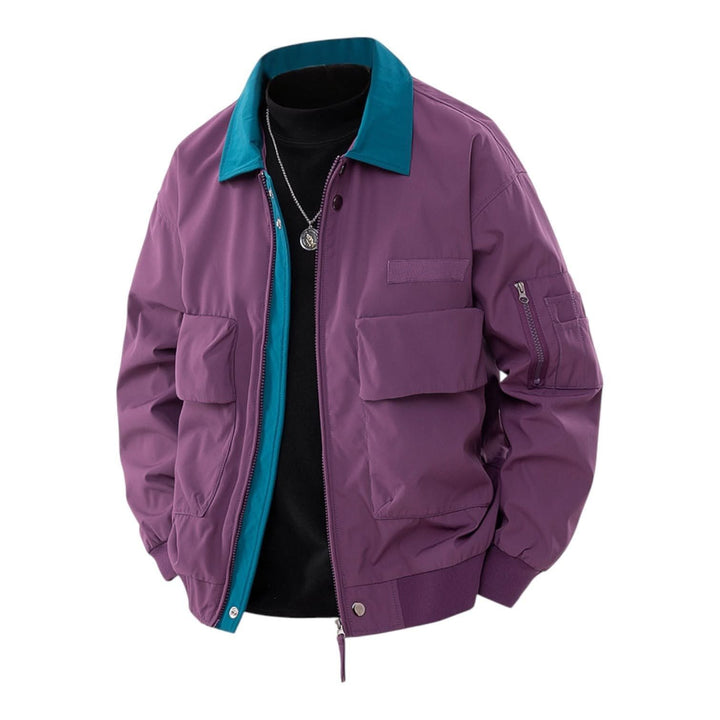 Tanner | Bomber Jacket – Modern Style con Collo a Contrasto