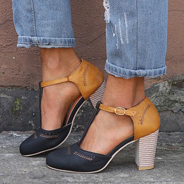 Marcella | Mary Janes con Tacco Blocco Timeless
