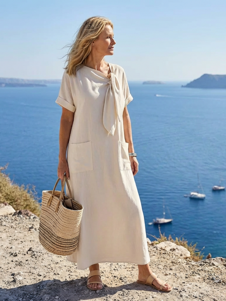 Elowyn | Maxi Dress – Comfortable Relaxed Fit with Pockets