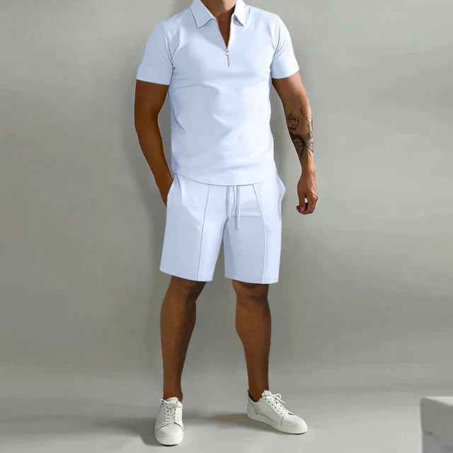 Jacob | Set di Polo e Pantaloni Corti Casual