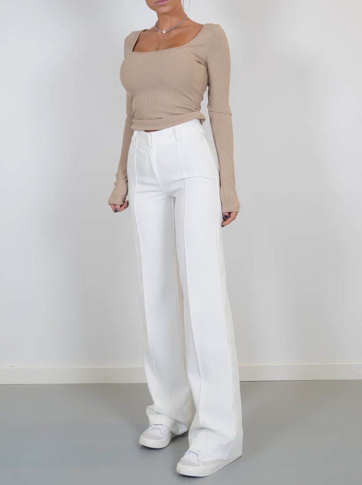 Sophia | Pantaloni casual a gamba larga eleganti e comodi