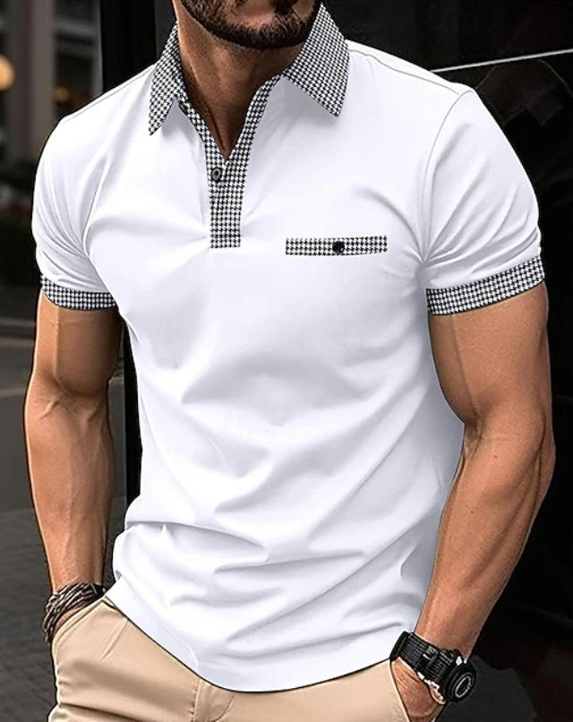 Easton | Polo Shirt Classico con Colletto a Quadri