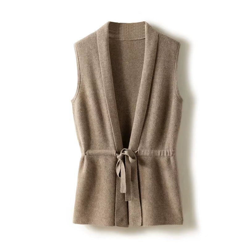 Amelia | Gilet Elegante in Pura Lana Merino