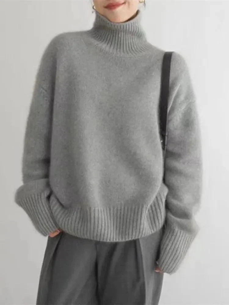 Isabella | Sweaters – Soft Cashmere Turtleneck for Women