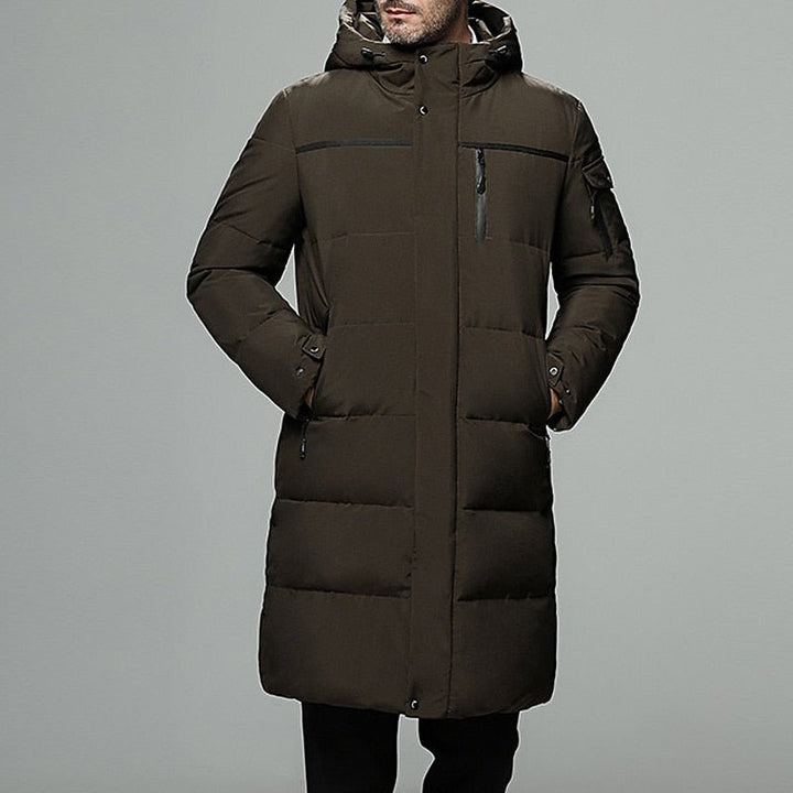 Wade | Cappotto Puffer Lunghissimo con Cappuccio