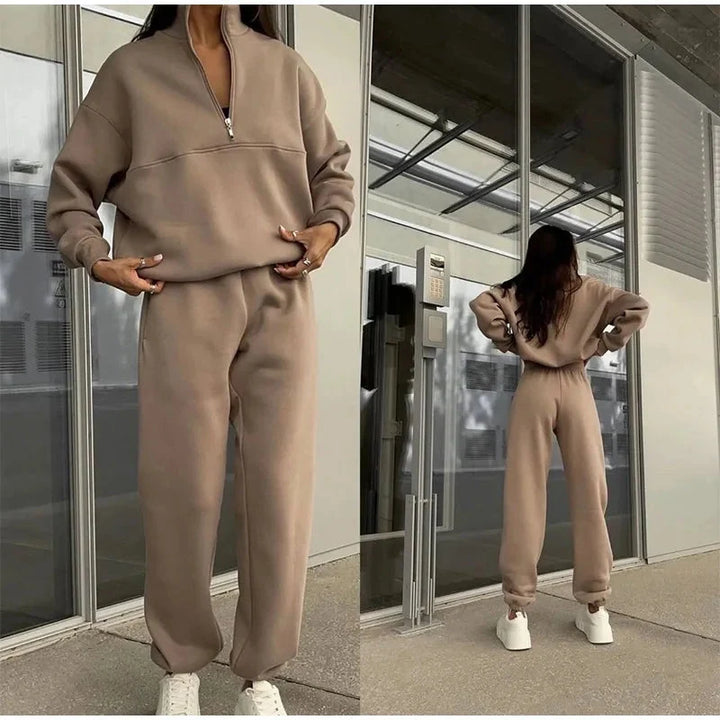 Aurora | Casual and Chic High-Waisted Two-Piece Loungewear Set