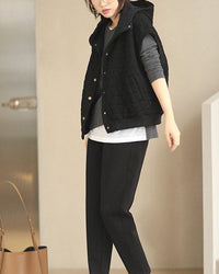 Livia | Gilet Sportivo Invernale con Cappuccio da Donna