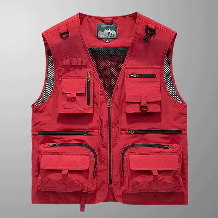 Riccardo | Gilet Cargo Multitasche da Uomo