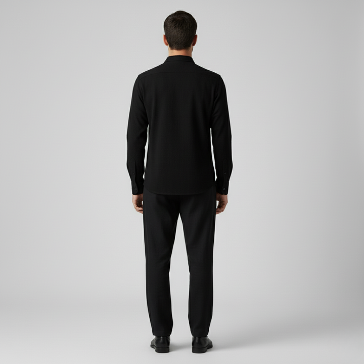 Carolos | Comoda camicia a tinta unita da uomo