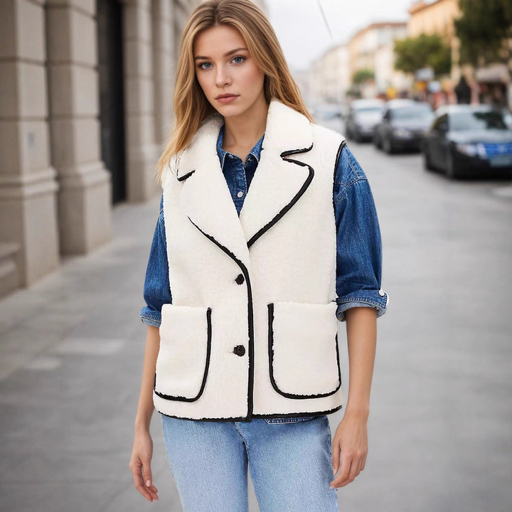 Elena | Gilet Donna in Bouclé Morbido ed Elegante