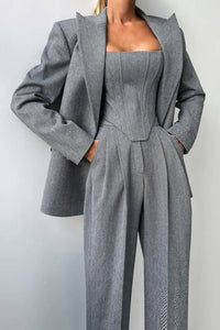 Arianna | Completo Donna a Tre Pezzi con Blazer Doppiopetto