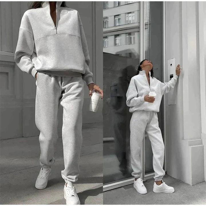 Aurora | Casual and Chic High-Waisted Two-Piece Loungewear Set