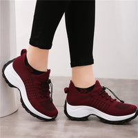 Emily | Sneakers Ortopediche con Plateau in Maglia