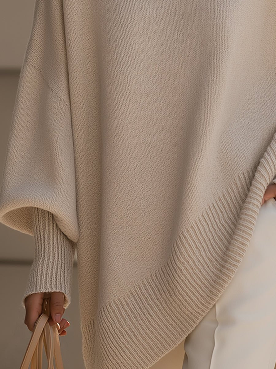 Charlotte | Oversized Sweater – Stylish Batwing Design for Women