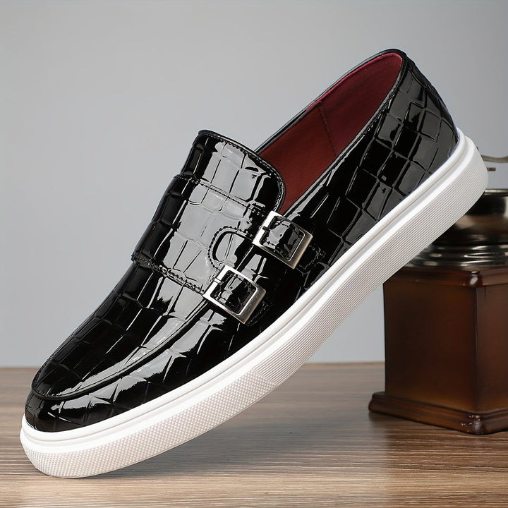 Xavier | Textured Slip-On Loafers – Bequeme Eleganz für Herren