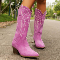 Camilla | Eleganti Stivali da Cowboy Western da Donna con Ricami