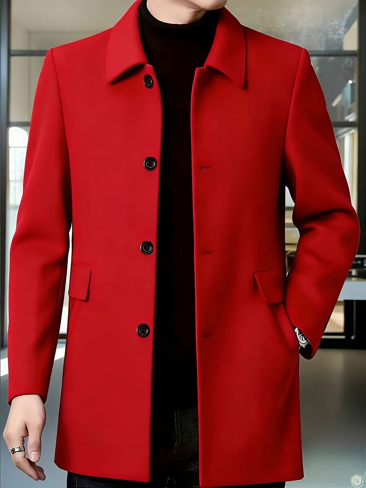 Gerard | Cappotto Single-Breasted Elegante