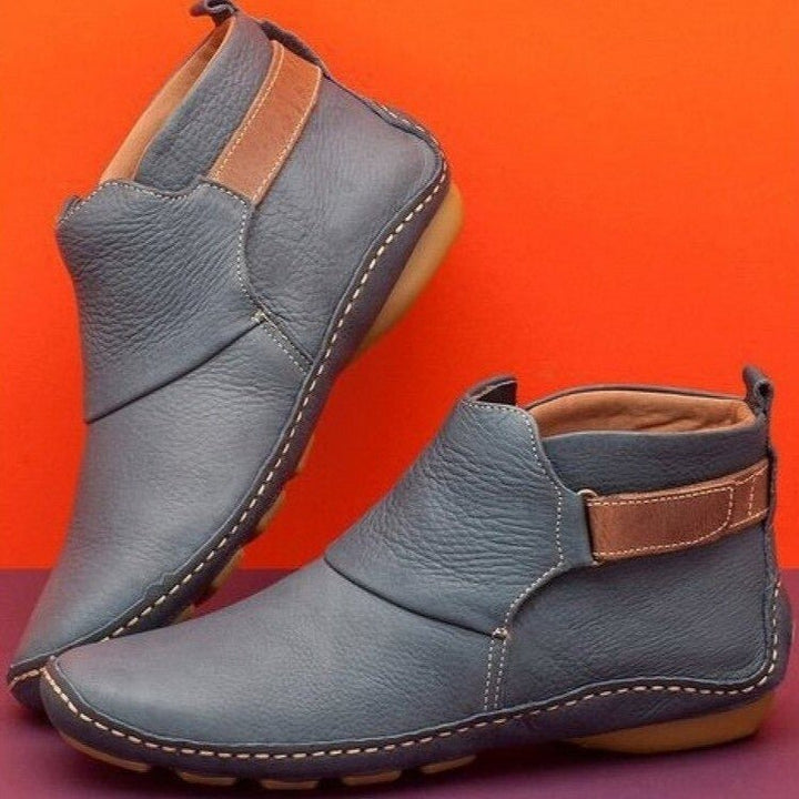 Madison | Lederstiefeletten mit verstellbarem Riemen