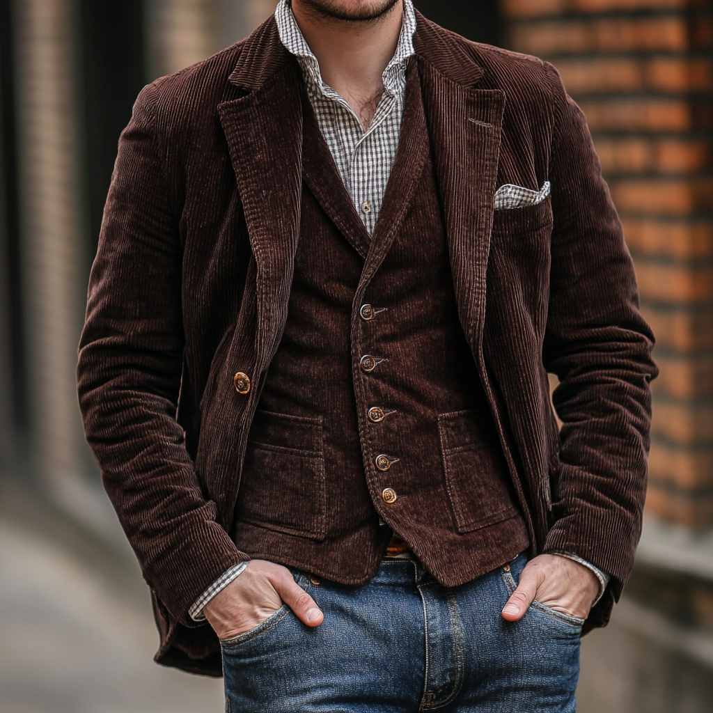 Leonardo | Completo Uomo Vintage con Blazer
