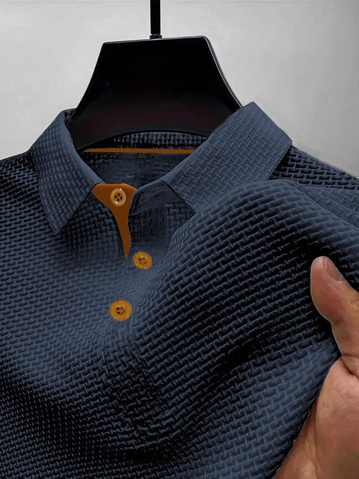 Harrison | Polo Shirt Texturizzato Raffinato