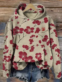 Isabella | Hoodie Jacquard Floreale Morbido E Leggero