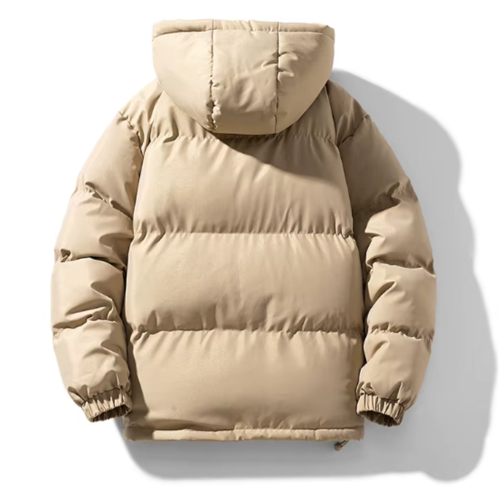 Nero Puffer | Giacca Puffer Antivento per Uomo