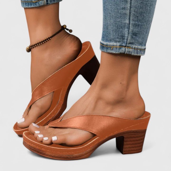 Adrienne | Sandali Eleganti con Tacco a Blocco