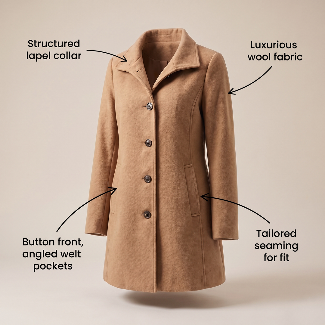 SERENA | Cappotto di Lusso in Lana