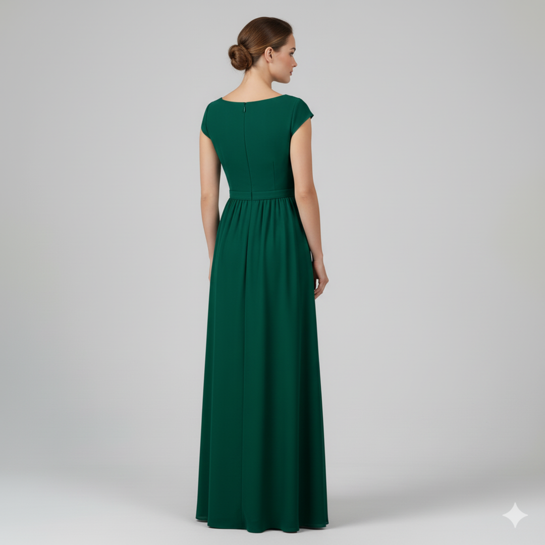 Manon | Elegante abito lungo fluido