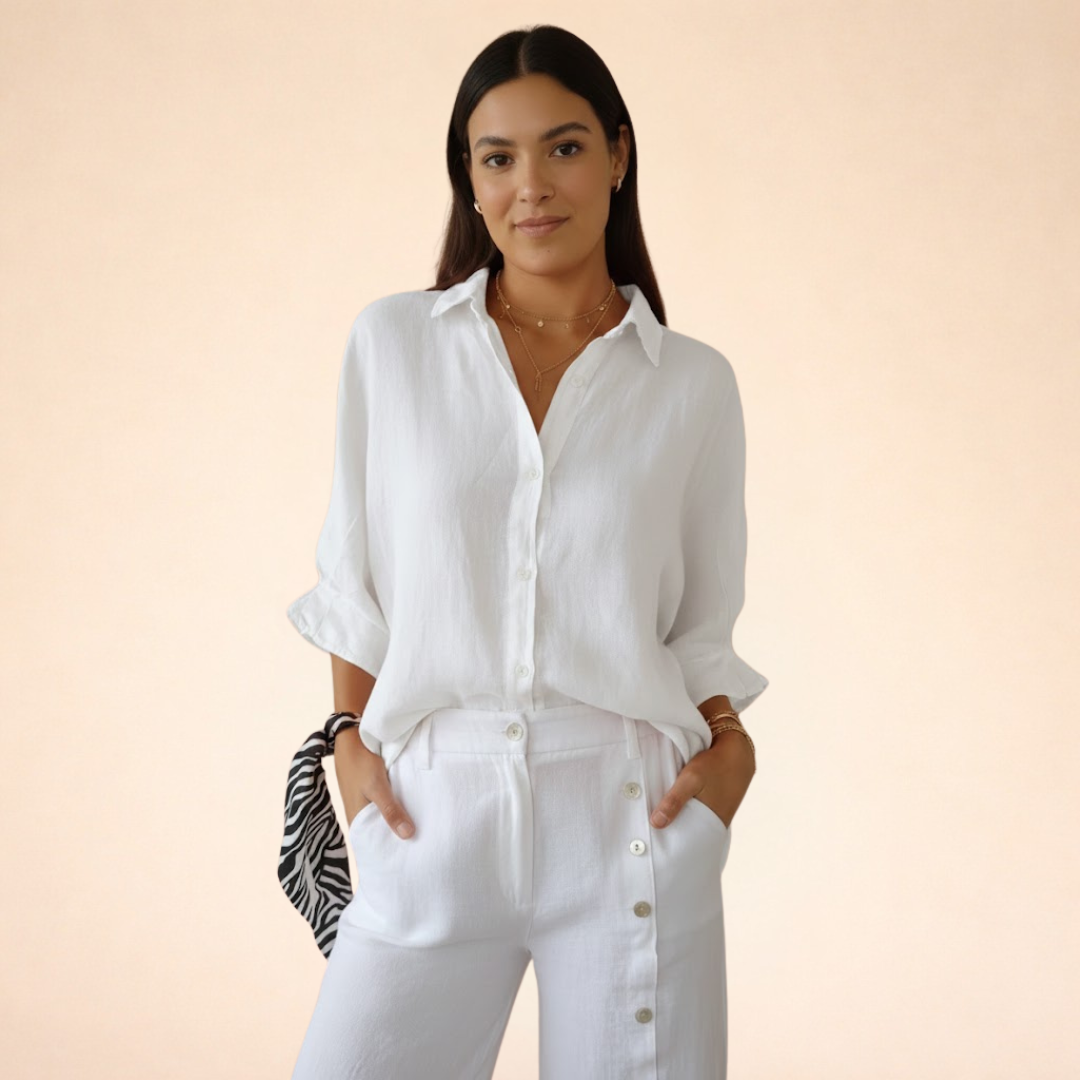 Vera | Camicetta casual in lino per l'estate