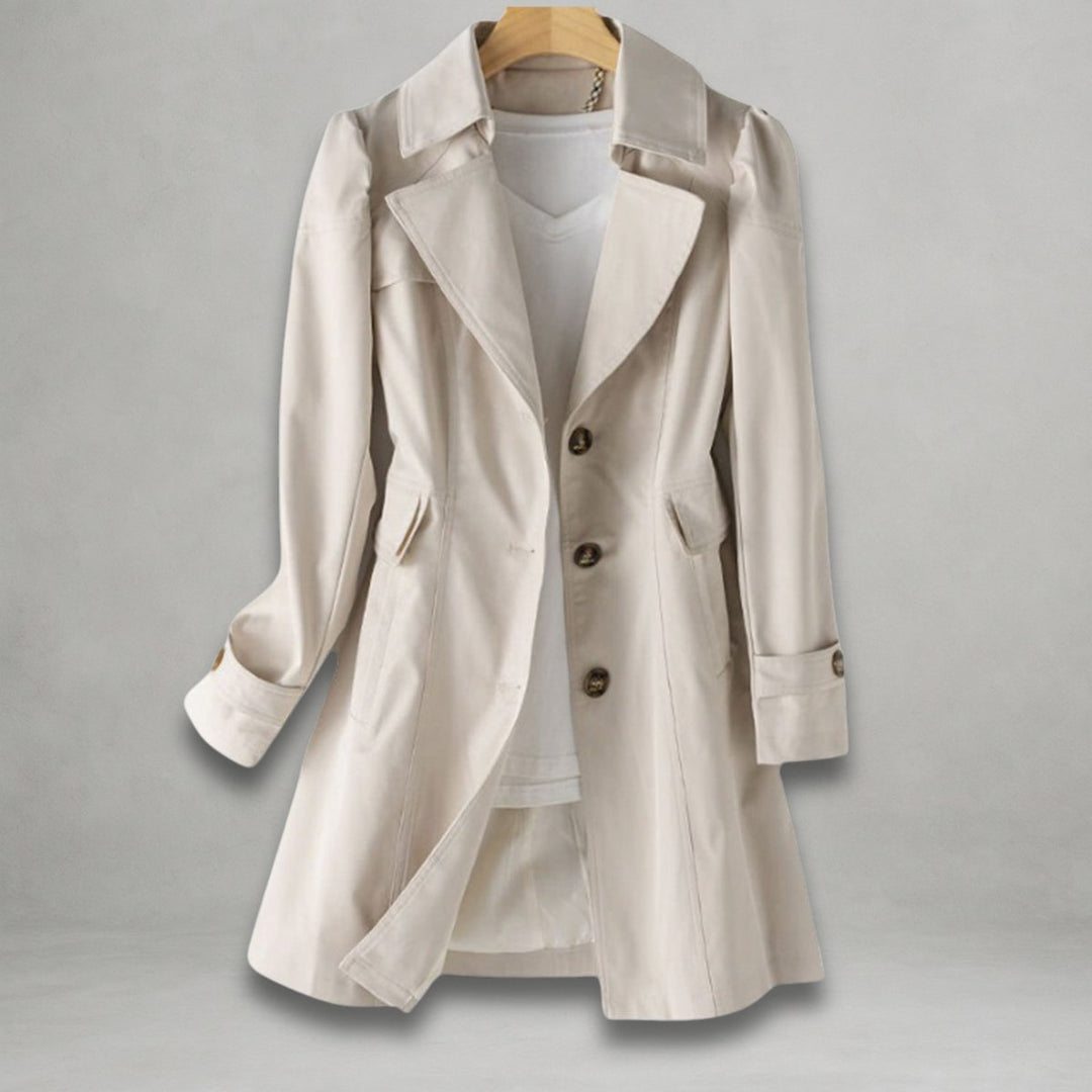 Emma | Langer, lässiger und wasserdichter Trenchcoat