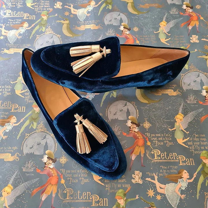 Elizabeth | Damen-Loafer mit spitzer Zehenpartie und Quasten
