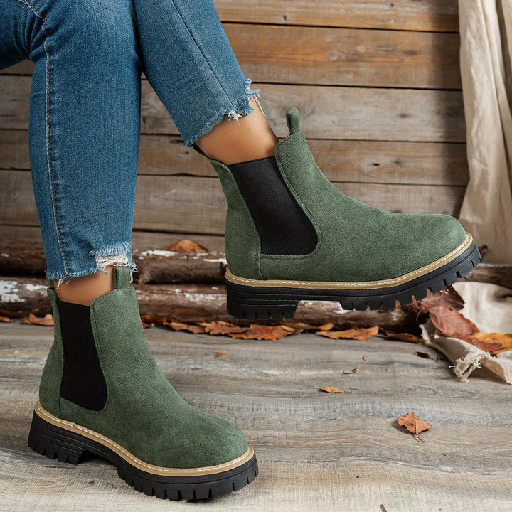 Martina | Stivaletti Chelsea Platform con Suola Carrarmato