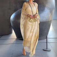 Lucy | Elegantes langärmeliges Maxikleid