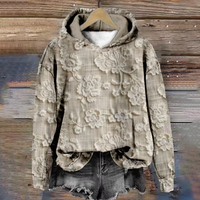 Mila | Hoodie Jacquard Floreale Morbido E Leggero