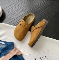 Camilla | Mules in Camoscio Slip On Eleganti e Confortevoli
