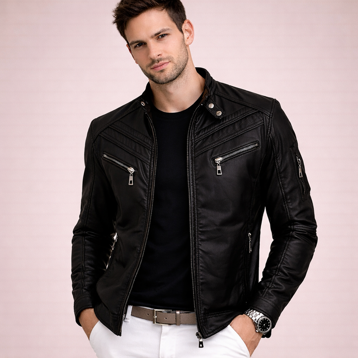 Aldo | Giacca in Pelle Uomo – Elegante, Comfortevole & Moderna 6