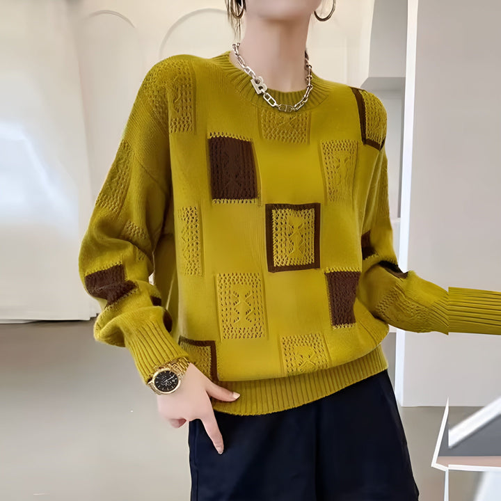 Alice | Maglione a quadri eleganti 2