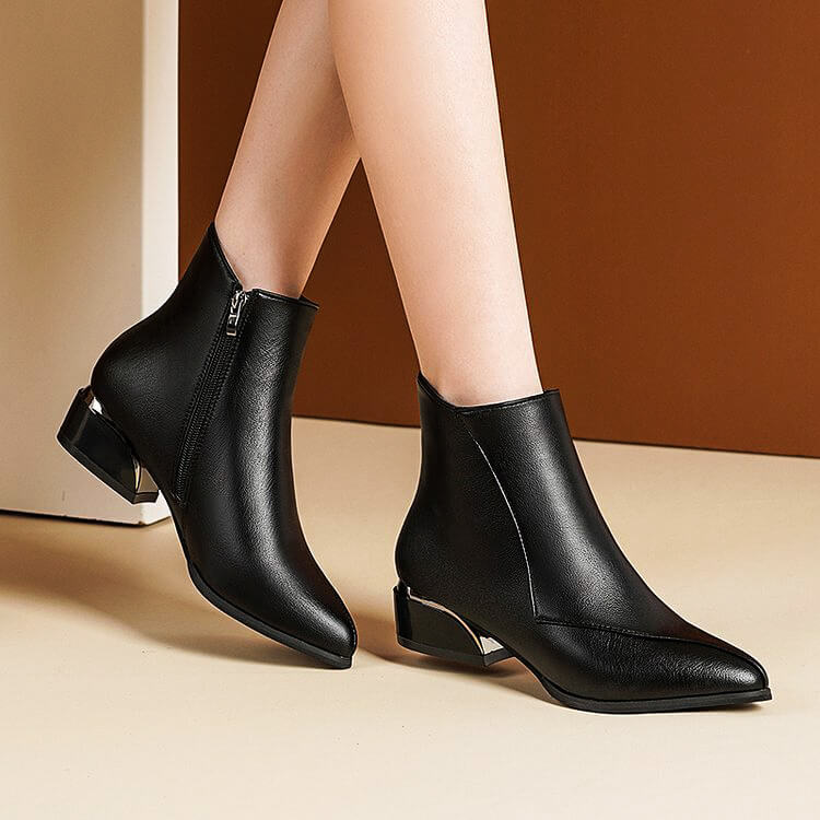 Alice | Stivaletti alla caviglia con tacco basso, eleganti e comodi 4