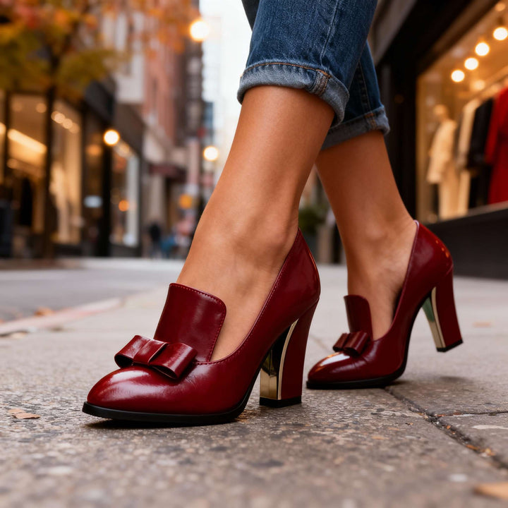 Alina | Décolleté Tacco Largo Elegante Comfort Femminile Classico 2