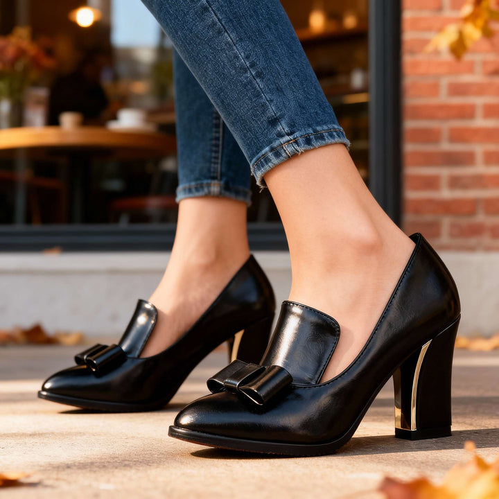 Alina | Décolleté Tacco Largo Elegante Comfort Femminile Classico 4