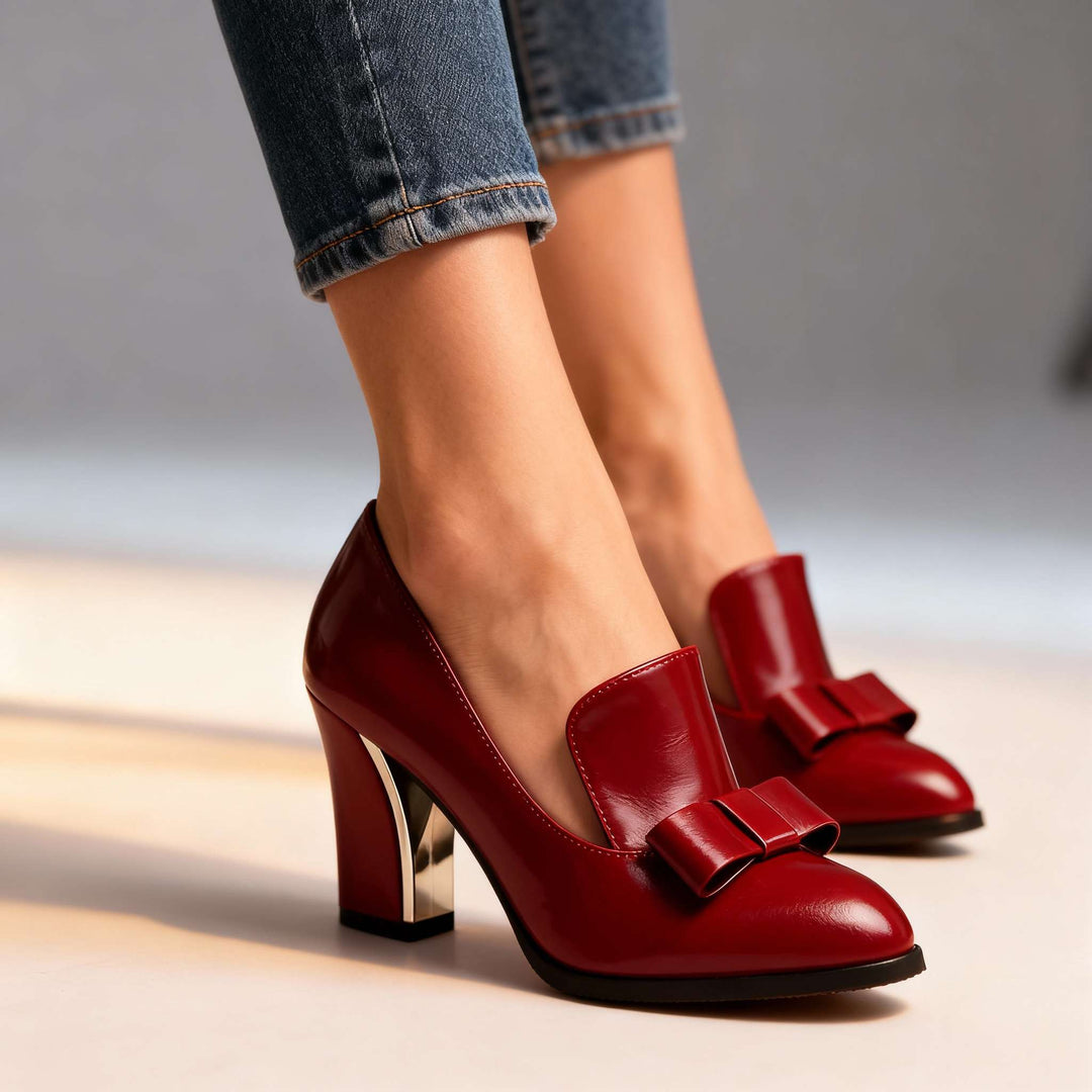 Alina | Décolleté Tacco Largo Elegante Comfort Femminile Classico 7