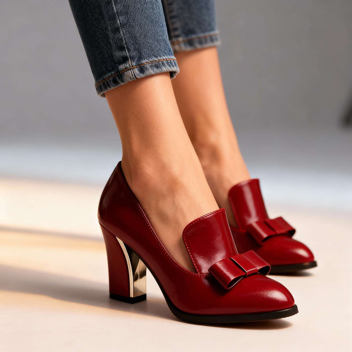 Alina | Décolleté Tacco Largo Elegante Comfort Femminile Classico 7