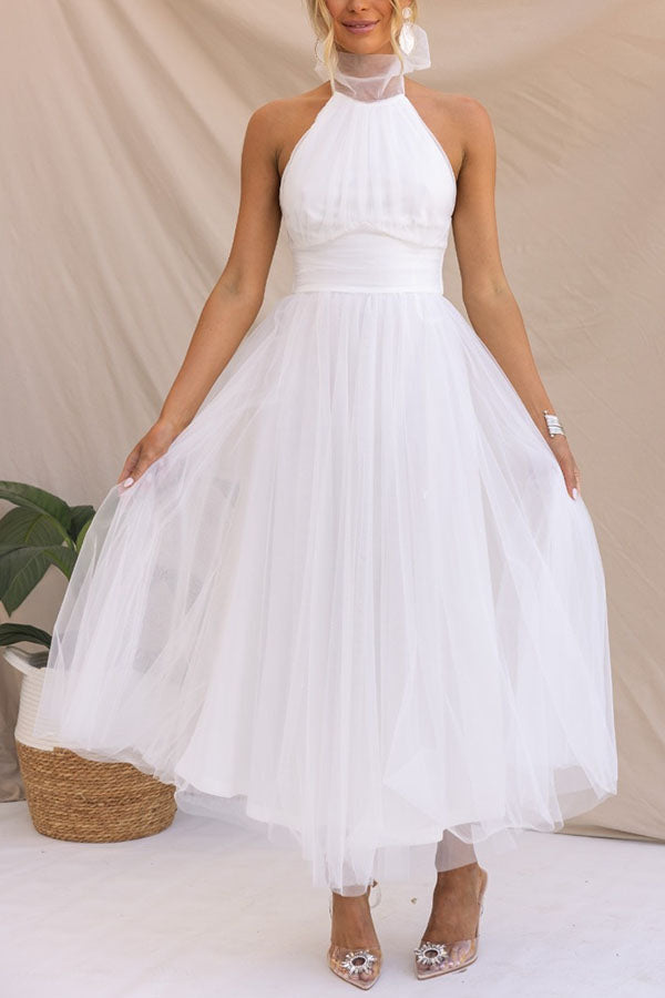 Allegra | Abito Elegante Tulle Traspirante Matrimonio Femminile 4