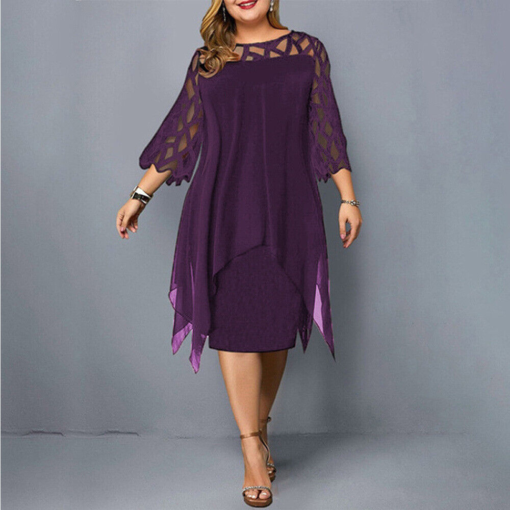 Allegra | Abito Midi Elegante – Comfort, Stile & Maniche in Pizzo 1